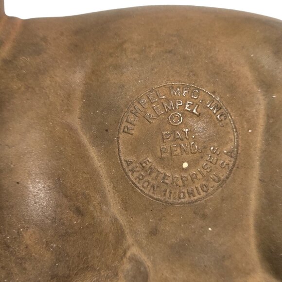 TUSKY the Elephant Rempel Toys Latex Rubber Vintage Brown Rubber Baby Ears Move - Picture 2 of 11